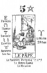 The Pope from the Papus-Goulinat Tarot