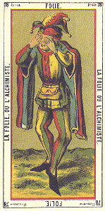 The Fool from Tarot Egyptien