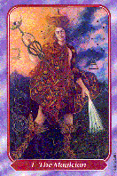 The Magician from The Spiral Tarot