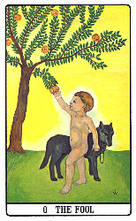 The Fool from The Golden Dawn Tarot