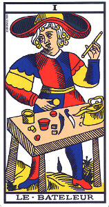 The Juggler from Ancien Tarot de Marseille