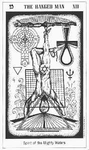 The Hanged Man from The Hermetic Tarot
