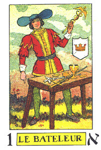 The Juggler from the Knapp-Hall Tarot