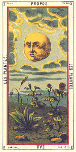 The Moon from Tarot Egyptien