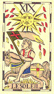 The Sun from Le Tarot Flamand