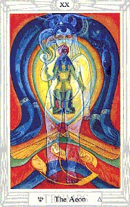 Aeon from The Thoth Tarot Deck