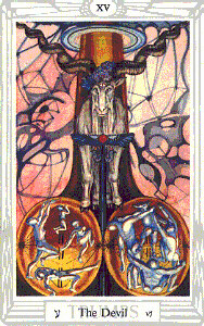 The Devil from The Thoth Tarot