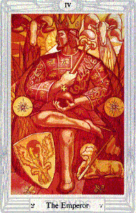 The Emperor from The Thoth Tarot Deck