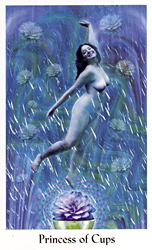 Princess of Cups from The Comic Tribe Tarot