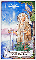 The Star from The Hanson-Roberts Tarot