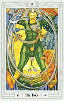 The Fool from the Thoth Tarot