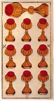 Ten of Cups from the Tarot de Marseille par Nicholas Conver