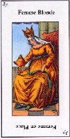 Queen of Cups from Etteilla’s Tarot