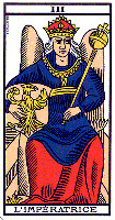 The Empress from Ancien Tarot de Marseille