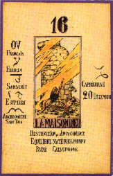 The Tower from Le Tarot Divinatoire