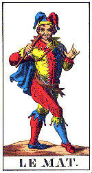 The Fool from the 1JJ Tarot
