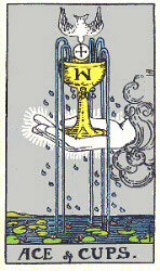 Ace of Cups from The Rider Tarot