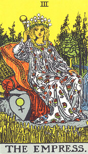 The Empress from The Rider Tarot Deck