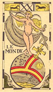 The World from Le Tarot Flamand