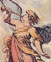 The Angel or Judgment from I Tarocchini Secolo XVII by Mitelli