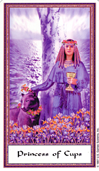Princess of Cups from The Gendron Tarot