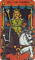 The Chariot from The Morgan-Greer Tarot