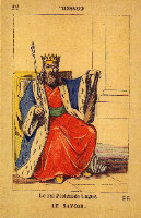 King of Wands for le Jeu De La Princesse Tarot
